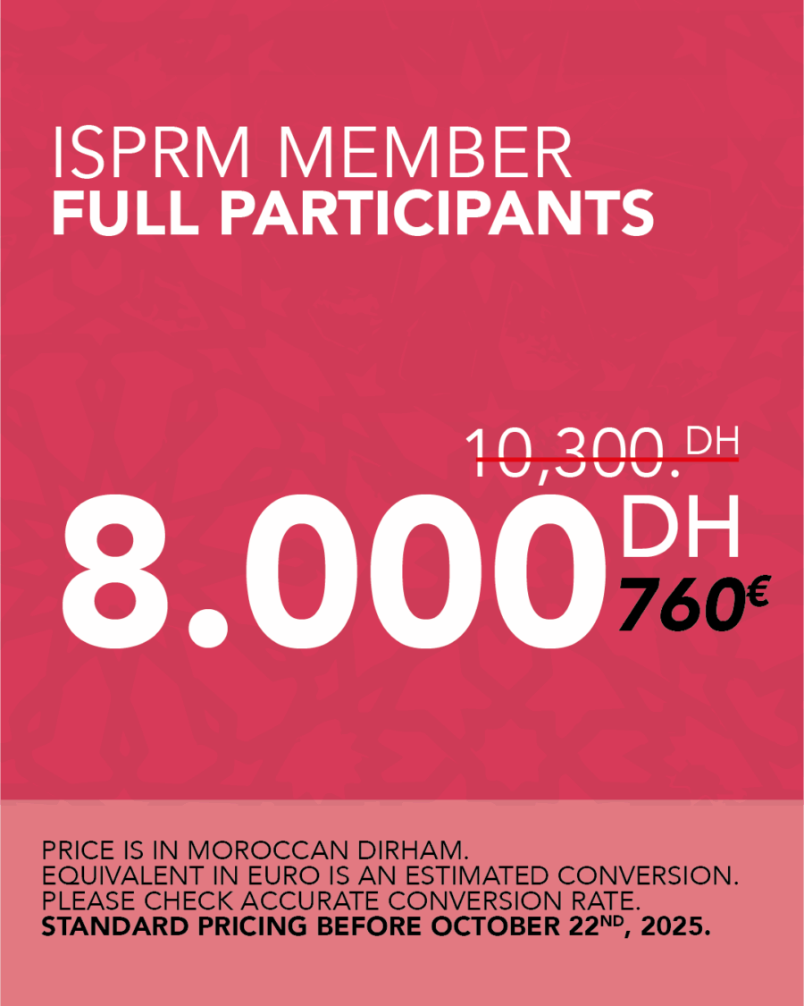 ISPRM Member - Full participants