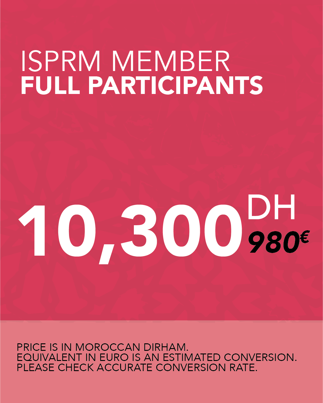 ISPRM Member - Full participants